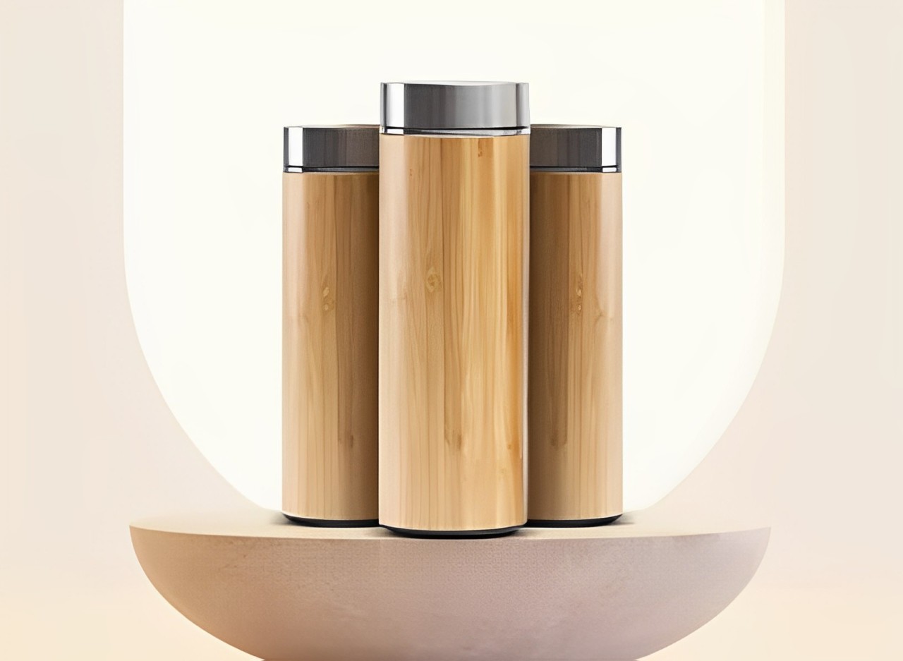 Sustainable bamboo bottles by EZ Ventures